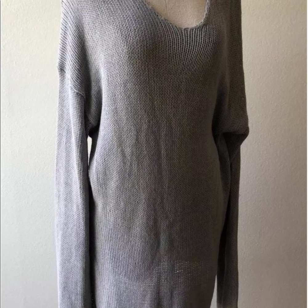 Emporio Armani Asymmetrical Sweater Grey L-XL